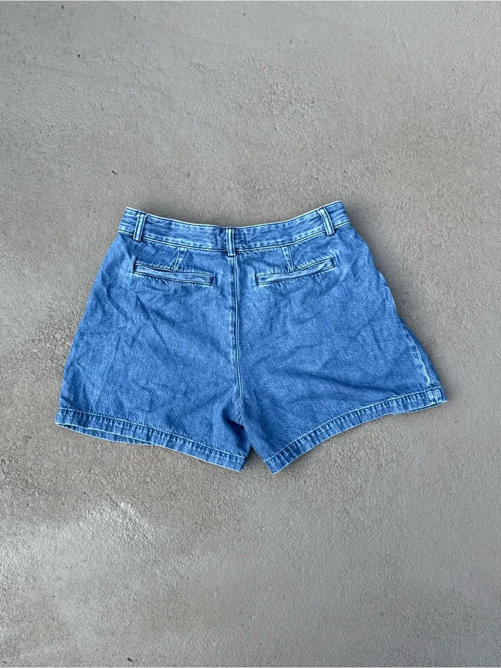 Madewell The Harlow Superwide-Leg Denim Shorts Size 29